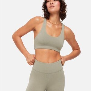 Mate the Label Organic Stretch Sports Bra, size L, Brand New w/ Tags